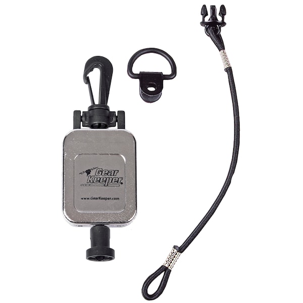 GearKeeper Standard Retractable CB MicKeeper w/SnapClip, Chrome Finish